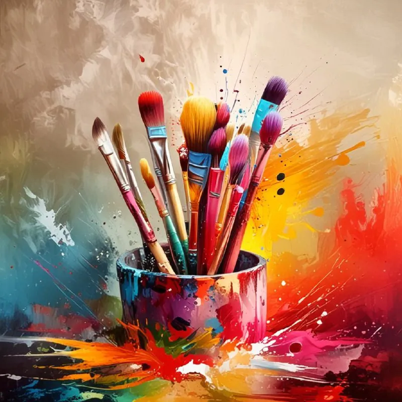 Maliarske potreby a štetce