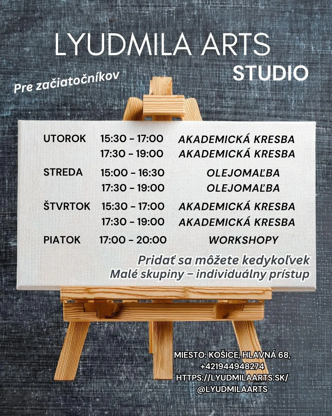 Letné kurzy maľovania